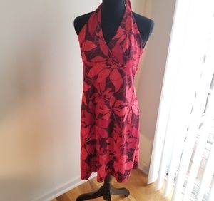 Express Red Halter Summer Dress